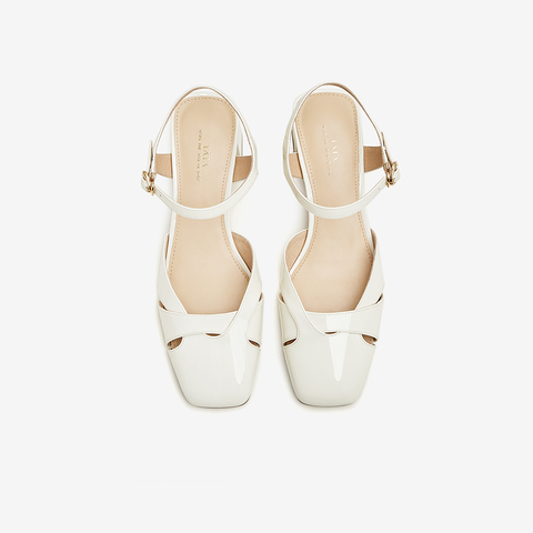 Tata/他她2024夏商场同款时尚简约休闲百搭女凉鞋新款YES01BH4