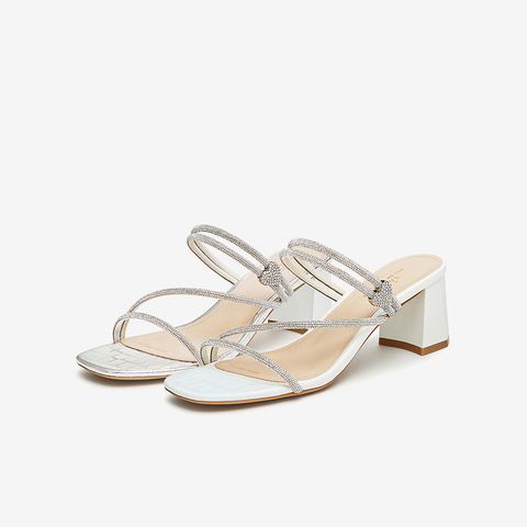 Tata/他她2024夏商场同款简约百搭时尚休闲拖鞋新款XBD03BT4