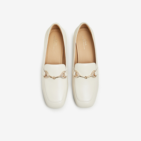 Tata/他她2024春市场同款时尚简约百搭中跟女鞋单鞋新款WG701AA4