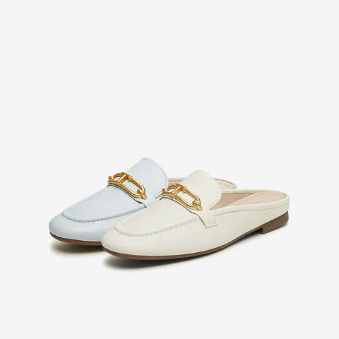 Tata/他她2024夏商场同款时尚穆勒鞋高级包头拖鞋女新款7QC08BH4