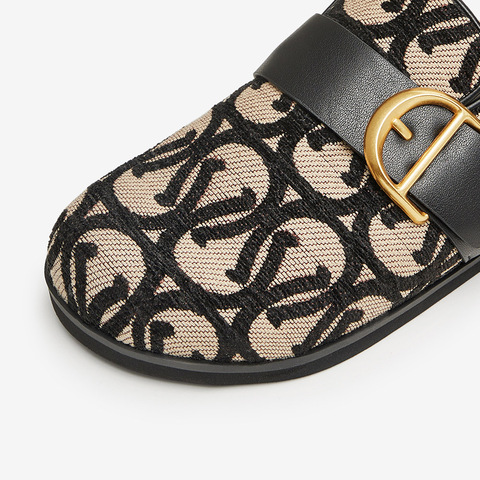 Tata/他她2024春商场同款勃肯鞋女时尚后空凉鞋新款7WR11AH4