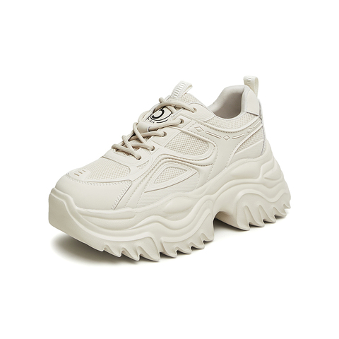 TATA/他她2024春商场同款休闲纯色时尚百搭老爹鞋女新款WH201AM4