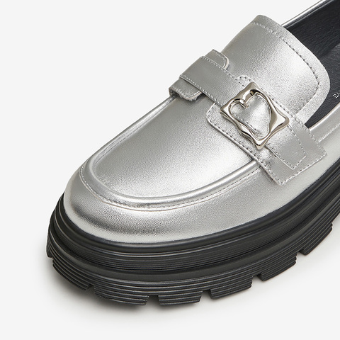 TATA/他她2024春时尚休闲潮流百搭纯色圆头女新款7FN36AA4