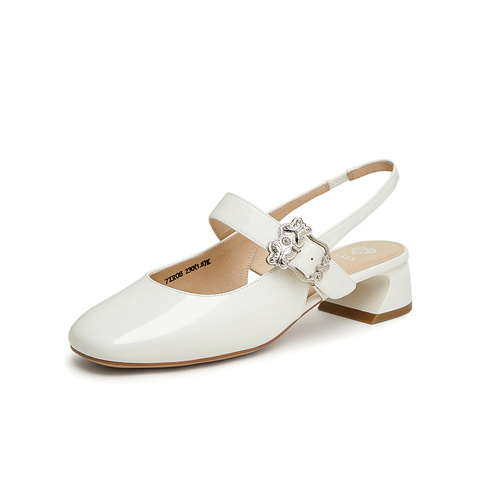 Tata/他她2024春时尚百搭简约优雅女后空凉鞋新款7XR08AH4