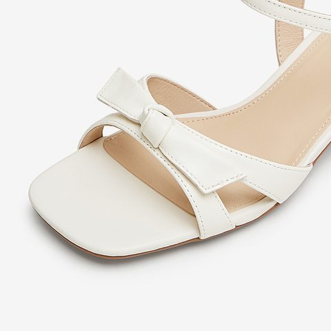 Tata/他她2024夏商场同款气质白月光一字带凉鞋女新款7ZO05BL4