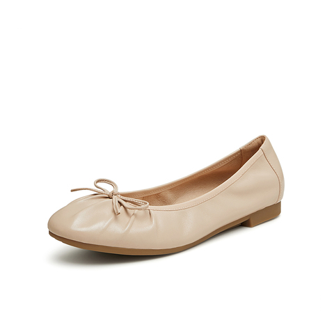 TATA/他她2024春商场同款休闲通勤舒适女单鞋新款YFE01AQ4