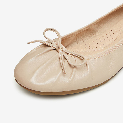 TATA/他她2024春商场同款休闲通勤舒适女单鞋新款YFE01AQ4