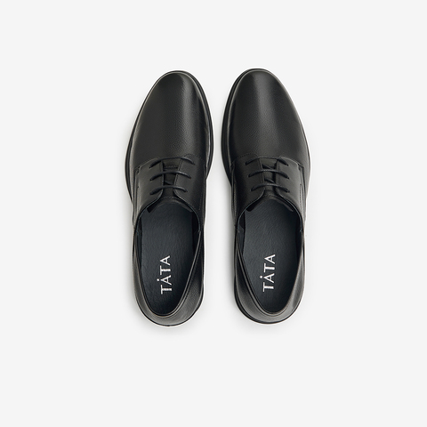 Tata/他她2024夏商场同款时尚简约男士商务皮鞋新款NEY01BM4
