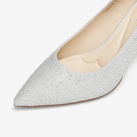 Tata/他她2024秋商场同款时尚尖头女单鞋新款7DDX2CQ4