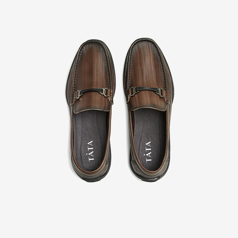 Tata/他她2024秋商场同款时尚休闲皮鞋男新款29436CM4