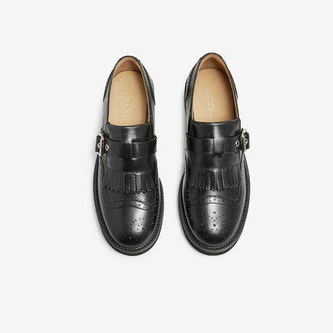 Tata/他她2024秋商场同款时尚牛津鞋女新款7TB23CM4