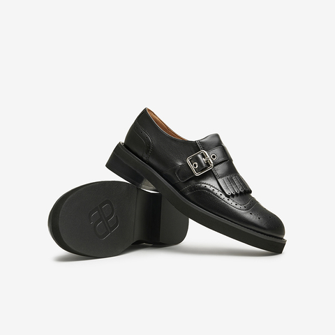 Tata/他她2024秋商场同款时尚牛津鞋女新款7TB23CM4