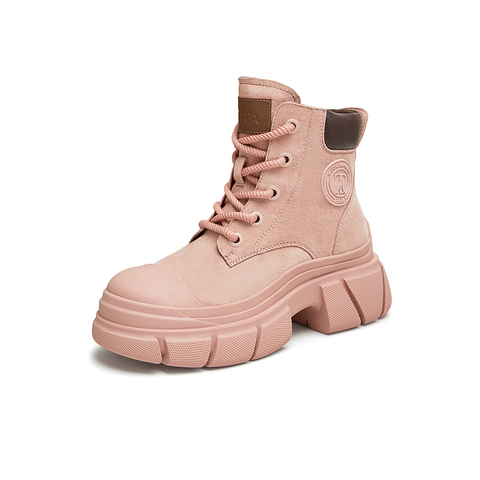 TATA/他她2024冬商场同款时尚休闲工装鞋女新款CCE01DD4