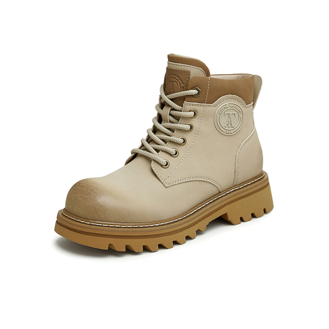 Tata/他她2024冬商场同款时尚休闲马丁靴女新款CET01DD4