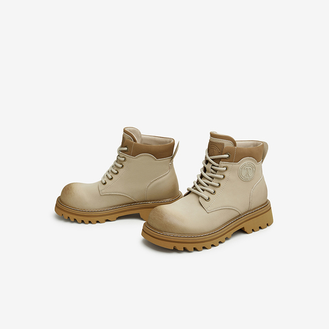 Tata/他她2024冬商场同款时尚休闲马丁靴女新款CET01DD4