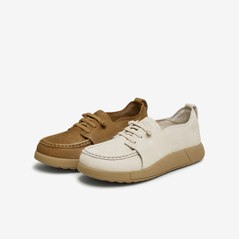 TATA/他她2024秋商场同款女牛津鞋简系带单鞋新款CFT01CM4