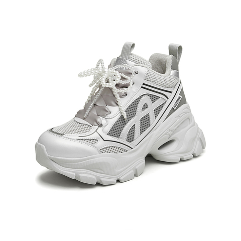 TATA/他她2024冬商场同款时尚休闲老爹鞋女新款CDZ01DM4