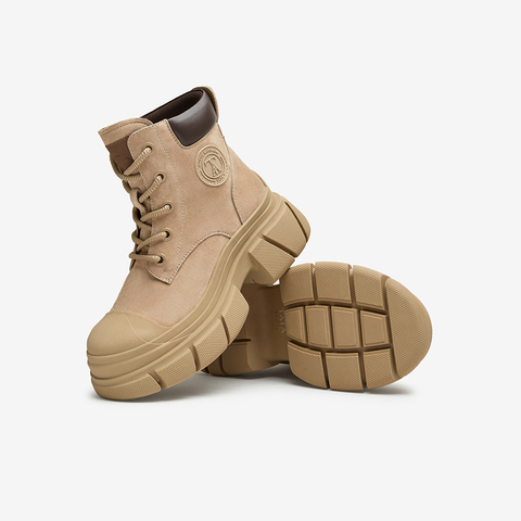 TATA/他她2024冬商场同款时尚休闲工装鞋女新款CCE01DD4