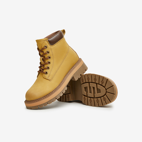 TATA/他她2024冬商场同款时尚休闲工装靴女新款WZR01DD4