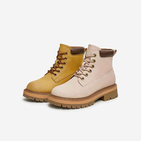 TATA/他她2024冬商场同款时尚休闲工装靴女新款WZR01DD4