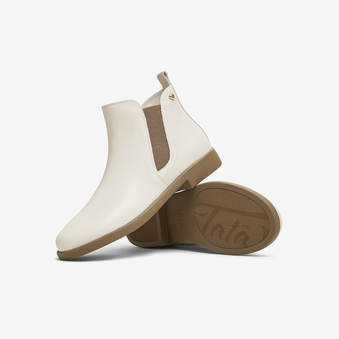 TATA/他她2024冬商场同款时尚休闲切尔西靴女新款7BJ46DD4