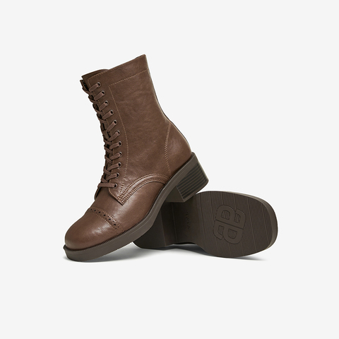 TATA/他她2024冬商场同款时尚休闲马丁靴女新款7C660DZ4