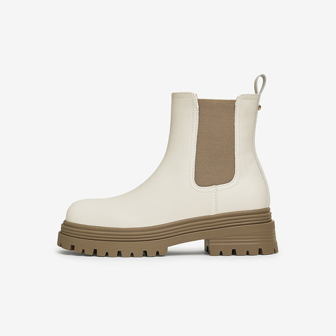 TATA/他她2024冬时尚休闲切尔西靴女新款7D241DD4