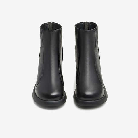 TATA/他她2024冬商场同款时尚休闲时装短靴女新款CBP01DD4