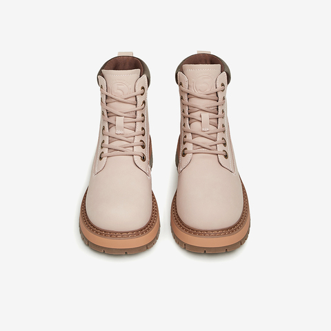 TATA/他她2024冬商场同款时尚休闲工装靴女新款WZR01DD4