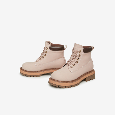 TATA/他她2024冬商场同款时尚休闲工装靴女新款WZR01DD4