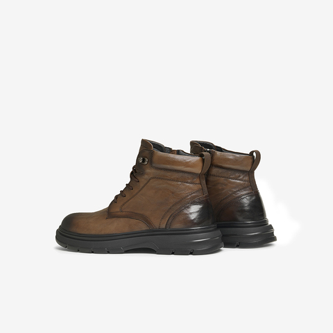 TATA/他她2024冬商场同款时尚休闲马丁靴男新款TFN01DD4