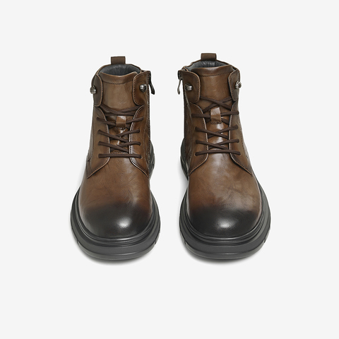 TATA/他她2024冬商场同款时尚休闲马丁靴男新款TFN01DD4