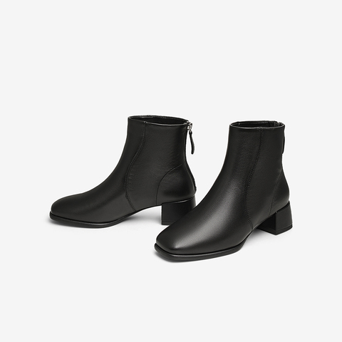 TATA/他她2024冬商场同款时尚休闲时装短靴女新款7AC56DD4