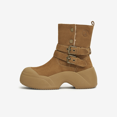 TATA/他她2024冬时尚休闲雪地靴女新款CX501DZ4