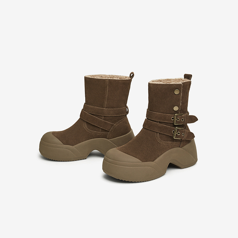 TATA/他她2024冬时尚休闲雪地靴女新款CX501DZ4