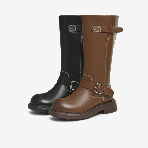 TATA/他她2024冬时尚休闲女时装长靴新款CX602DG4