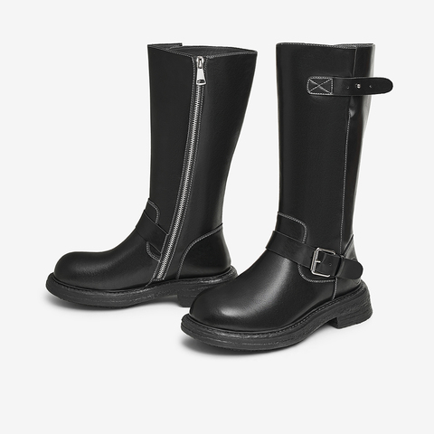 TATA/他她2024冬时尚休闲女时装长靴新款CX602DG4