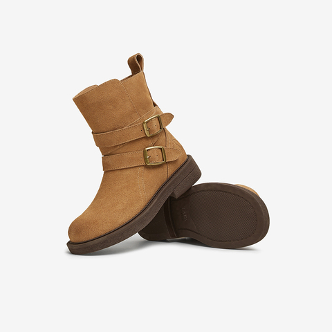 TATA/他她2024冬商场同款时尚休闲时装短靴女新款CYN01DZ4