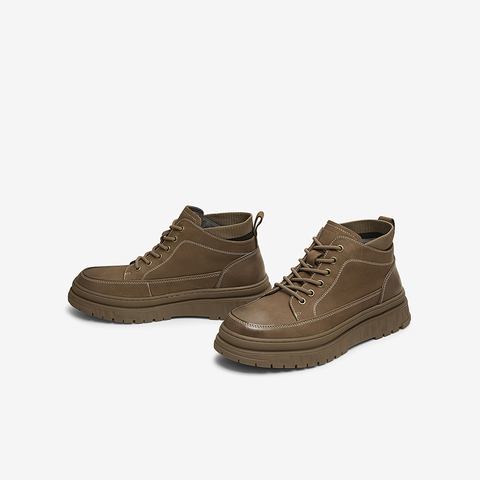 TATA/他她2024冬商场同款时尚休闲马丁靴男新款TDW02DD4