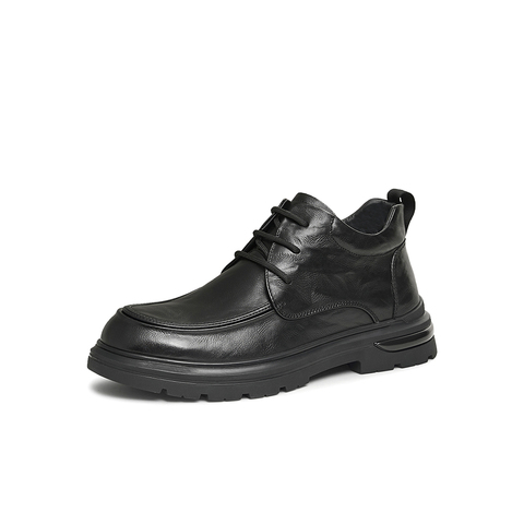 TATA/他她2024冬商场同款时尚休闲皮靴男新款MFR02DD4