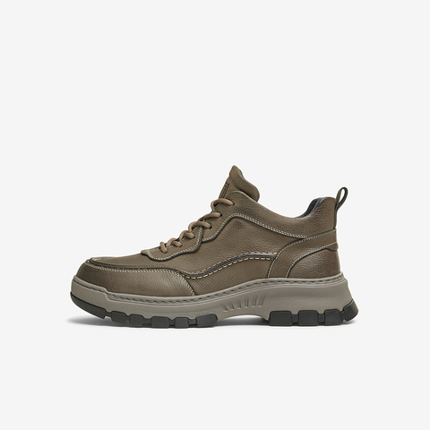 TATA/他她2024冬商场同款时尚休闲工装靴男新款PDR01DD4