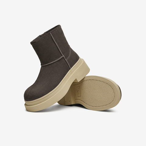 TATA/他她2024冬时尚休闲时装短靴女新款CW501DD4