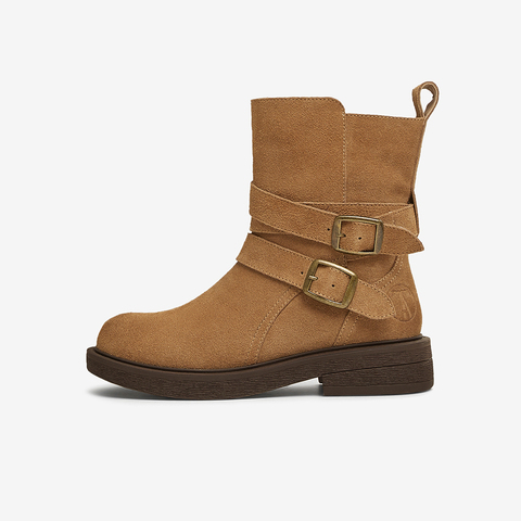 TATA/他她2024冬商场同款时尚休闲时装短靴女新款CYN01DZ4