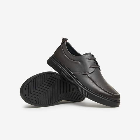 Tata/他她2024秋时尚经典百搭系带休闲男皮鞋VVK01CM4