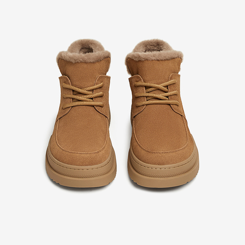 TATA/他她2024冬商场同款时尚休闲雪地靴男新款OEX01DD4