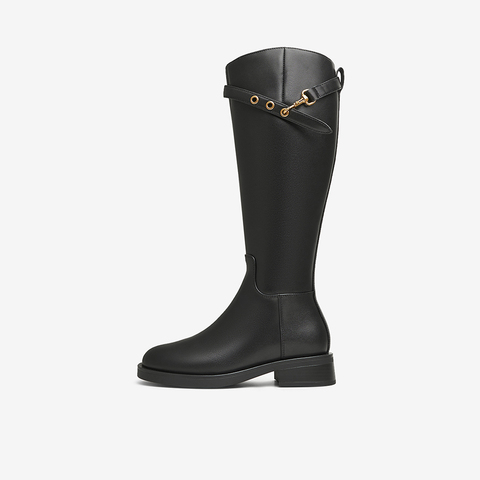 TATA/他她2024冬商场同款时尚休闲时装长靴女新款7TG88DG4