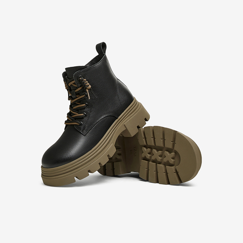 TATA/他她2024冬商场同款时尚休闲马丁靴女新款CES01DD4