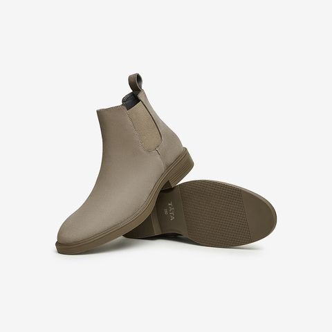 Tata/他她2024冬时尚舒适百搭切尔西靴男新款VVX02DD4