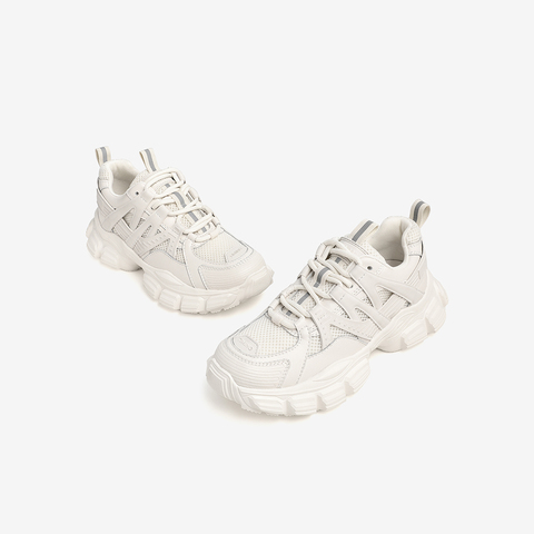 Tata/他她2024春拼接绑带运动女休闲鞋老爹鞋女GZT01AM4