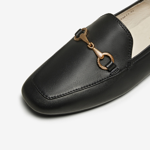 Tata/他她2024春专柜同款乐福鞋休闲女鞋FLC22AM4